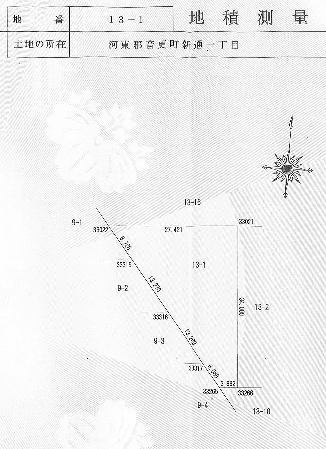 音更町新通1丁目　売地 内観