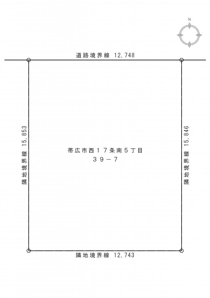 若葉小近く　帯広市西17条南5丁目 間取り