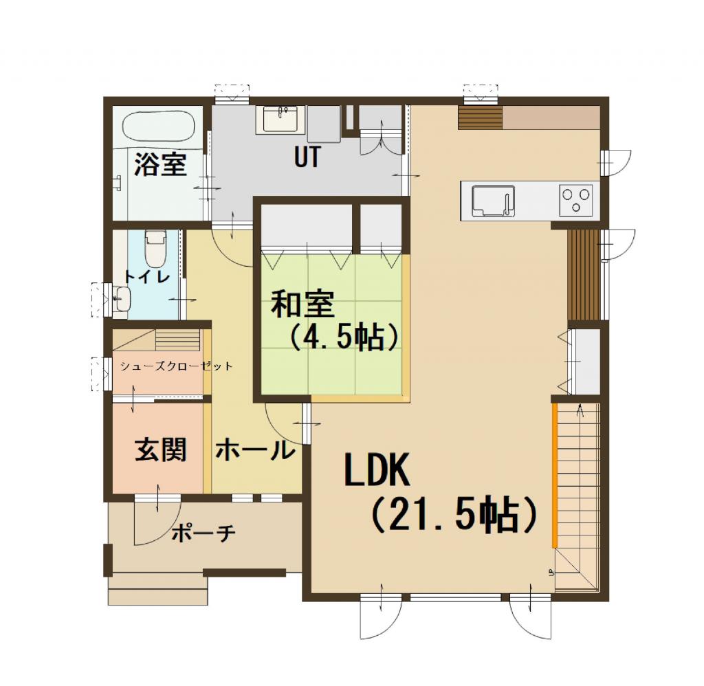 中古住宅｜帯広市東4条南25丁目 間取り