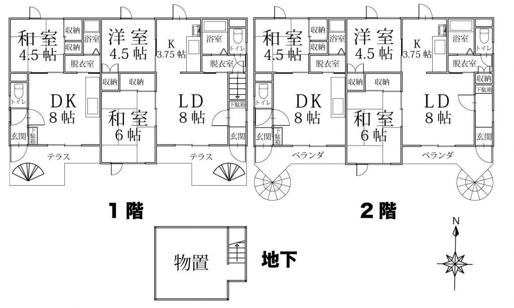 【価格変更】収益物件！西18条南3丁目　コーポ林　 （想定利回12.86％）新オーナー様募集♪  間取り