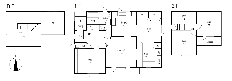 ※商談中※【西21条南3丁目】南向きの広々5SLDK～MEGAドン・キホーテ徒歩圏内～ 間取り
