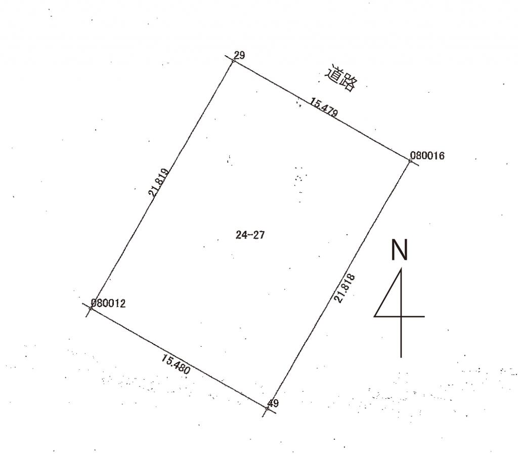 大樹町幸町　102坪　売土地 間取り