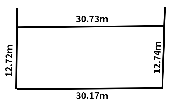  【建築条件なし】帯広市大正本町 売土地 間取り