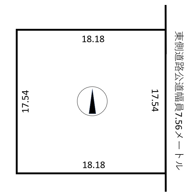 帯広市西17条南29丁目　売土地 間取り