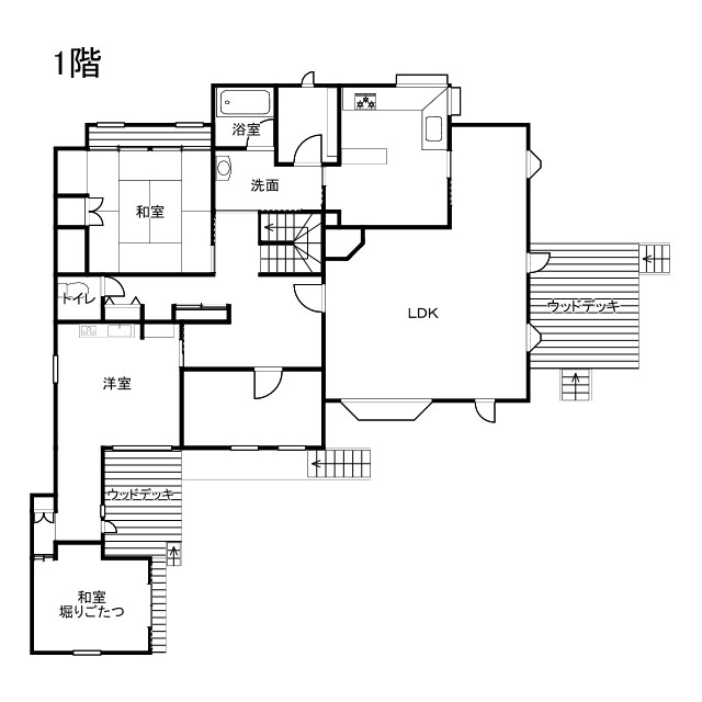  【中古住宅】帯広市西7条南24丁目　土地が約173坪ある大きな住宅です！ 間取り