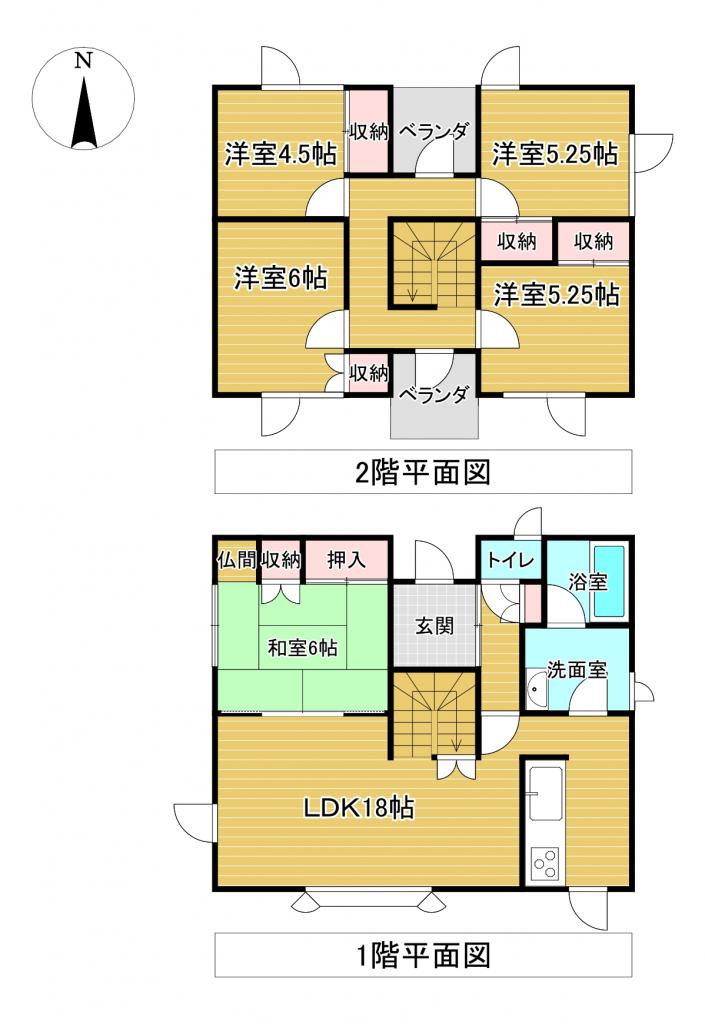 ♪リフォーム済♪　都市ガス♪　自由が丘5＿中古住宅 間取り