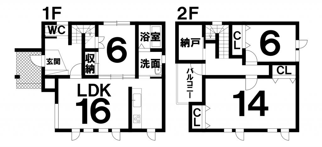 【9/11価格変更】幕別町札内共栄町　中古戸建 間取り