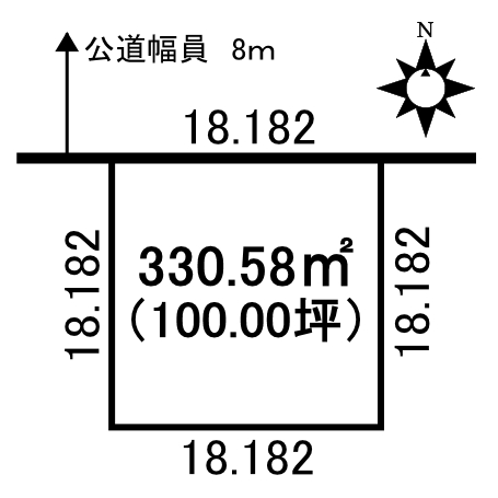 西１５南３３＿土地 間取り