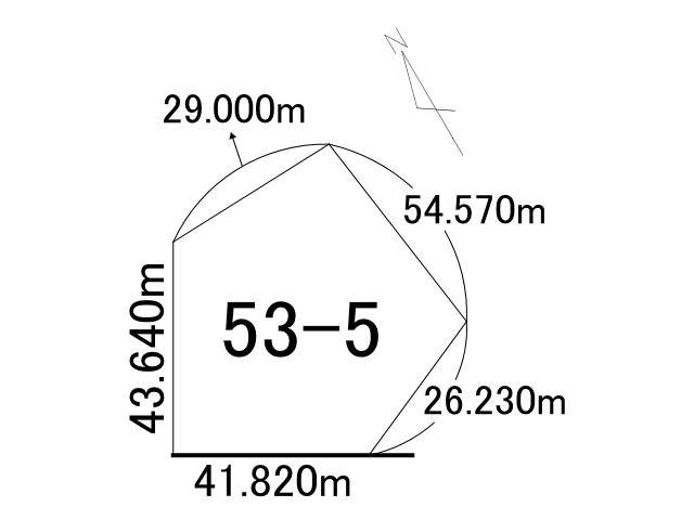 帯広市岩内町【敷地面積約７５５坪の山林登場！】 間取り