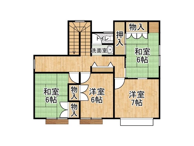 音更町雄飛が丘南区　※商談中【延床面積約１７７㎡のゆったり６ＬＤＫ！】 内観
