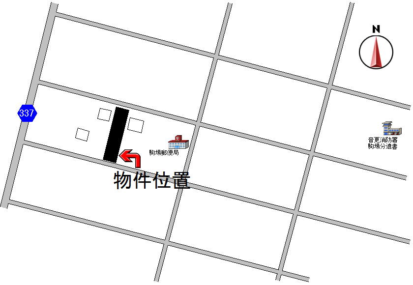 売地　音更町駒場本通5丁目14番 間取り