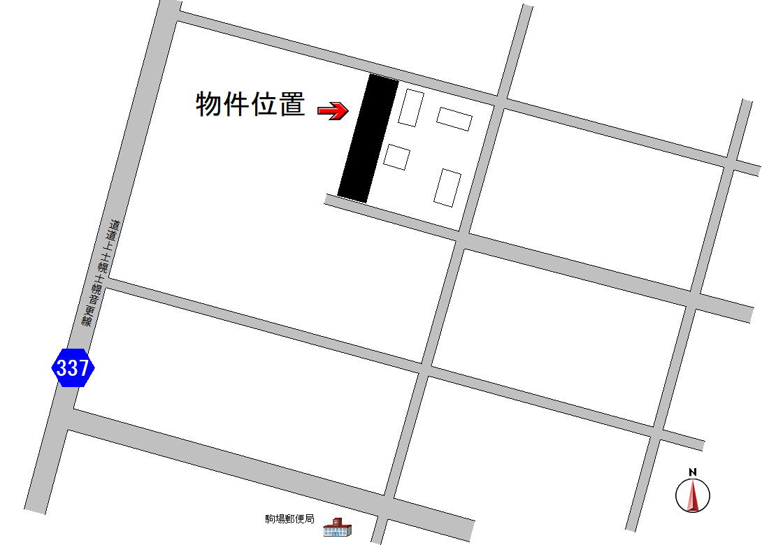 売地　音更町駒場北1条通5丁目9番 間取り