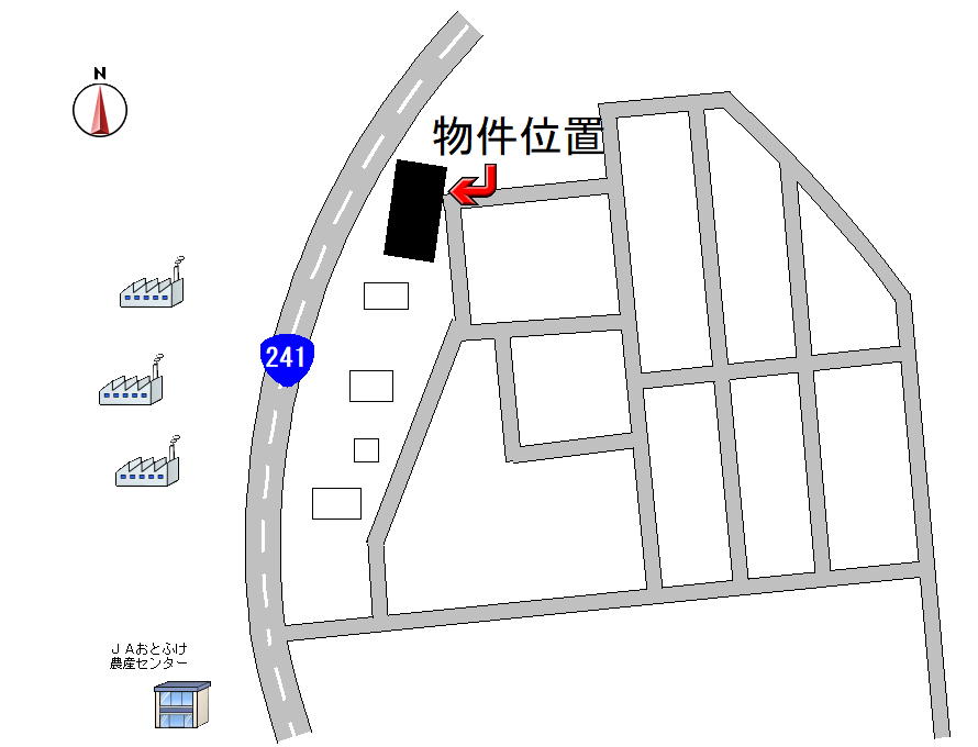 売地　音更町新通北2丁目3番20 間取り