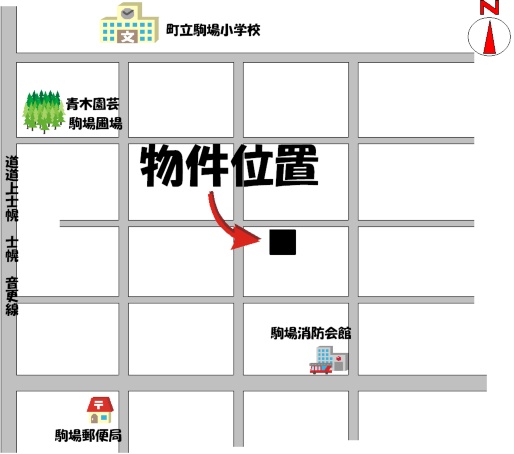 売地　音更町駒場北1条通3丁目16番1 間取り