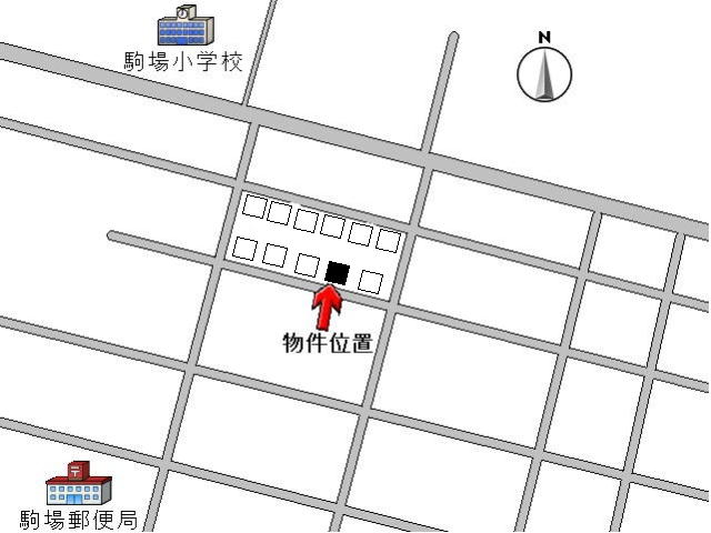 売地　音更町駒場北1条通4丁目7番1外1筆 間取り