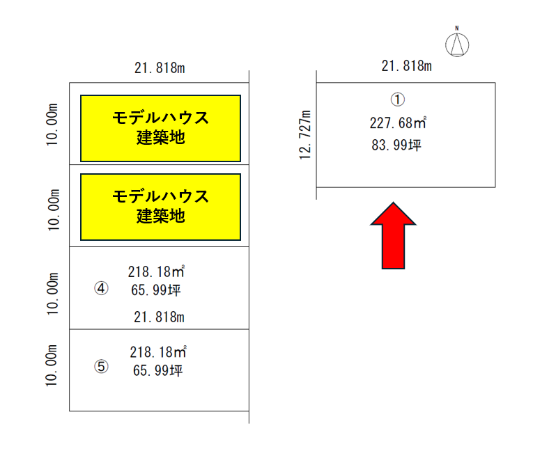 《音更南エリアの新規売土地！》南鈴蘭南1丁目① 間取り