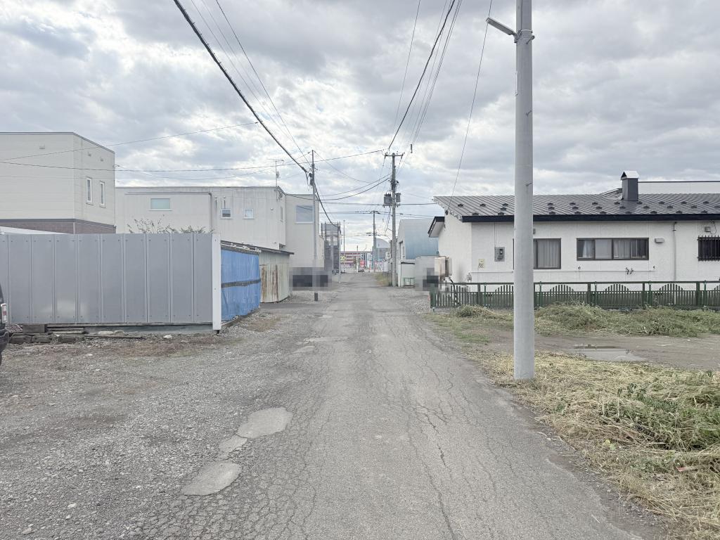 西8条南34丁目の171坪越えの土地　解体更地渡し 内観