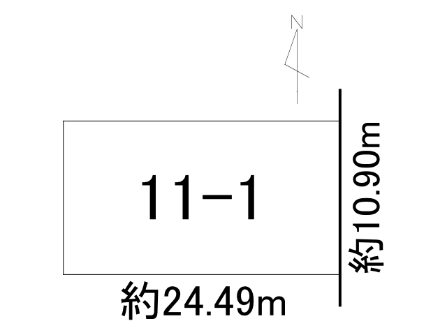 東２条南１７丁目【若葉通沿い！敷地約８０坪の土地！】 間取り