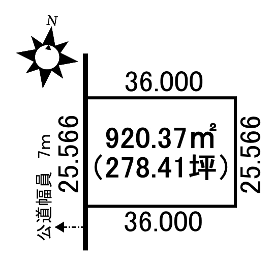 音更町緑陽台仲区＿土地② 間取り