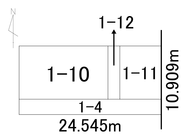 西６条南１１丁目【ＪＲ帯広駅まで徒歩約１１分！約７９坪！】 間取り