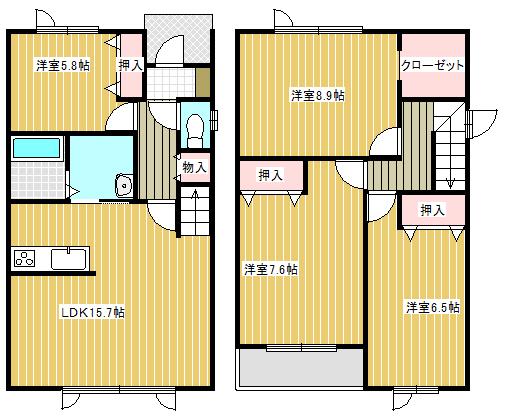 新町東１　中古戸建 間取り