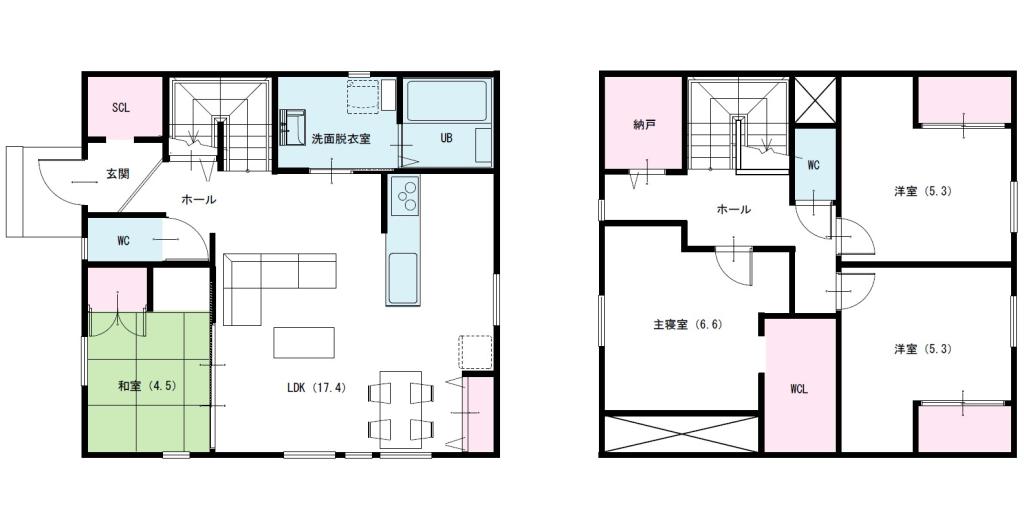 【カーポート・物置付き★築浅物件】東10南16　中古住宅 間取り