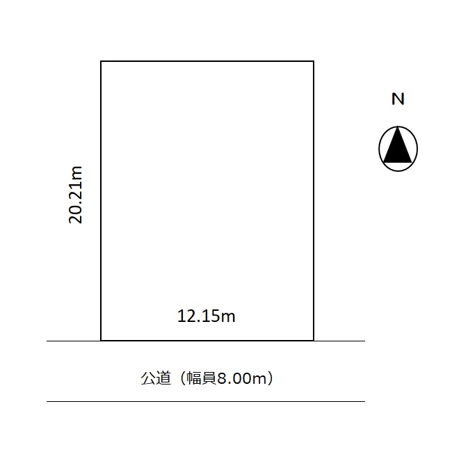 ★商談中★帯広市西9条北7　南道路付 間取り