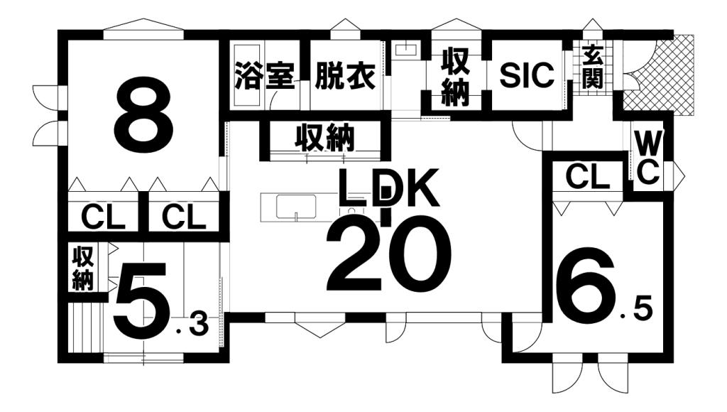 音更町宝来　未入居物件 間取り
