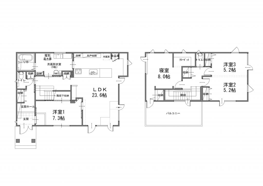 価格改定！西25条南3丁目中古住宅・築14年・美邸 間取り