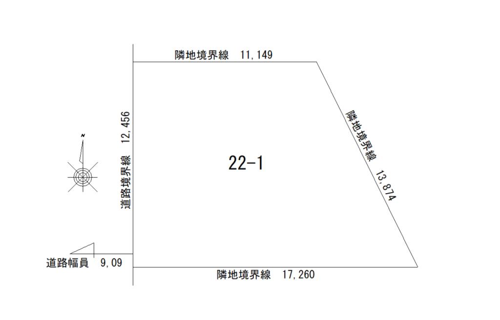 緑ヶ丘売土地 間取り