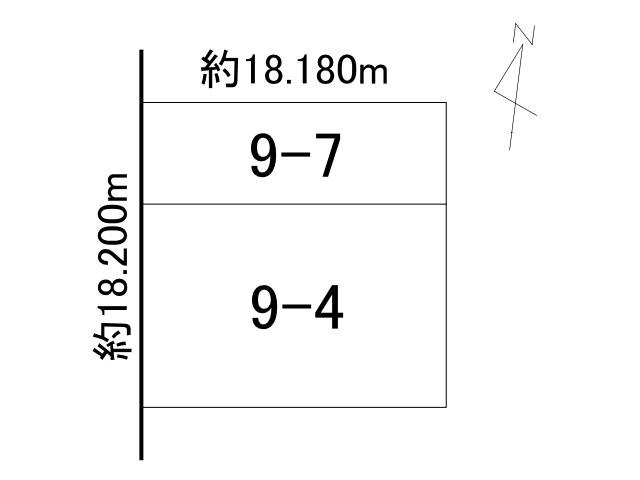 木野大通西１９丁目【開進地区につき建物建築可能！】 間取り