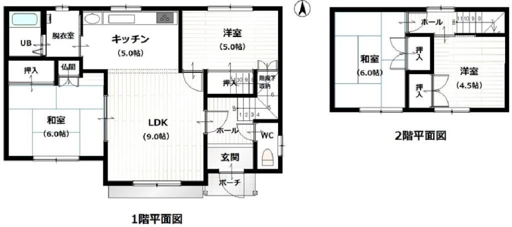 帯広市西20条南3丁目　売家　※広陽小区域　 間取り