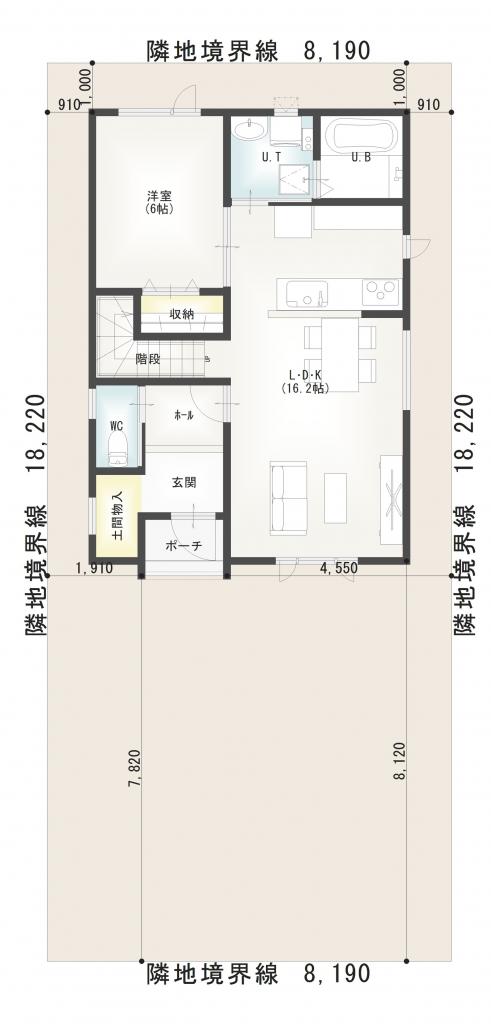 【公開+販売中】西15南32B　新築住宅 内観