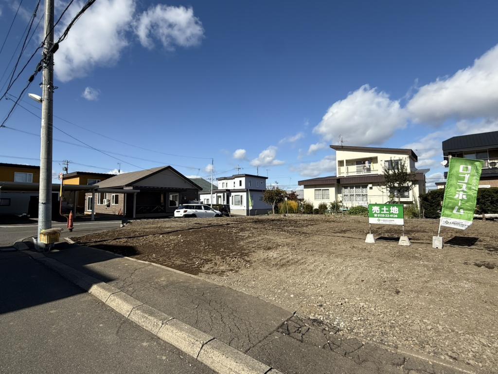 《希少な南向き！解体更地渡し！》帯広自由が丘3丁目②