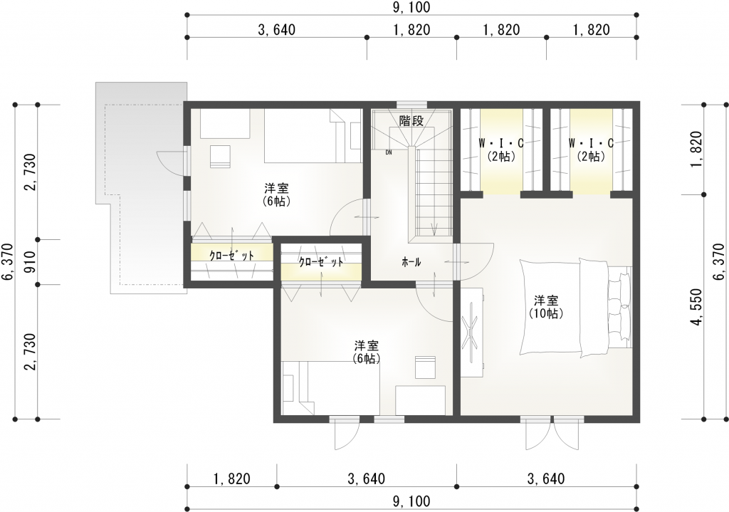 【予約受付中】西3南18　新築住宅 内観