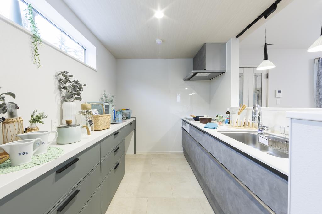 《Azul-アズール-》札内みずほ町モデルハウス《太陽光パネル7.92kw搭載‼》【家具付き！】 内観