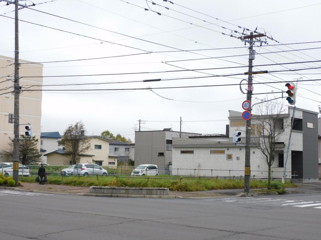 釧路市新橋大通8丁目2番15　売土地（約79.9坪）建築条件なし 外観