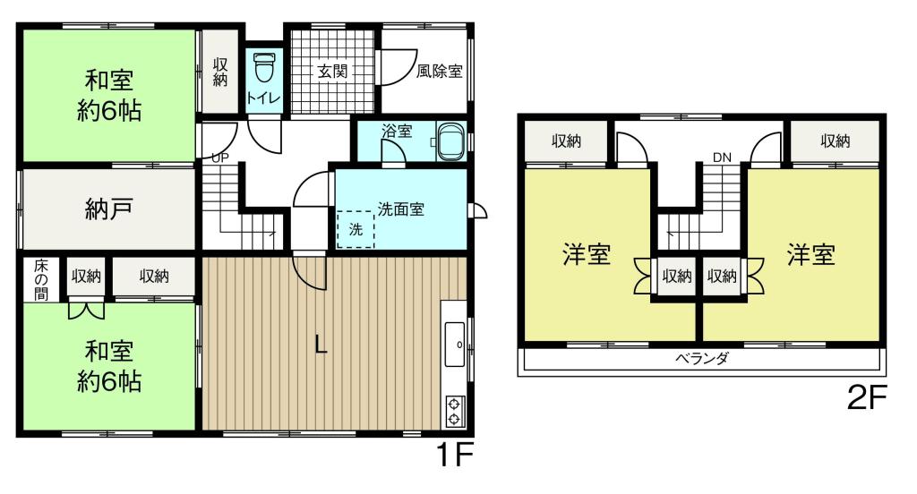 帯広市南の森西8丁目　戸建 間取り