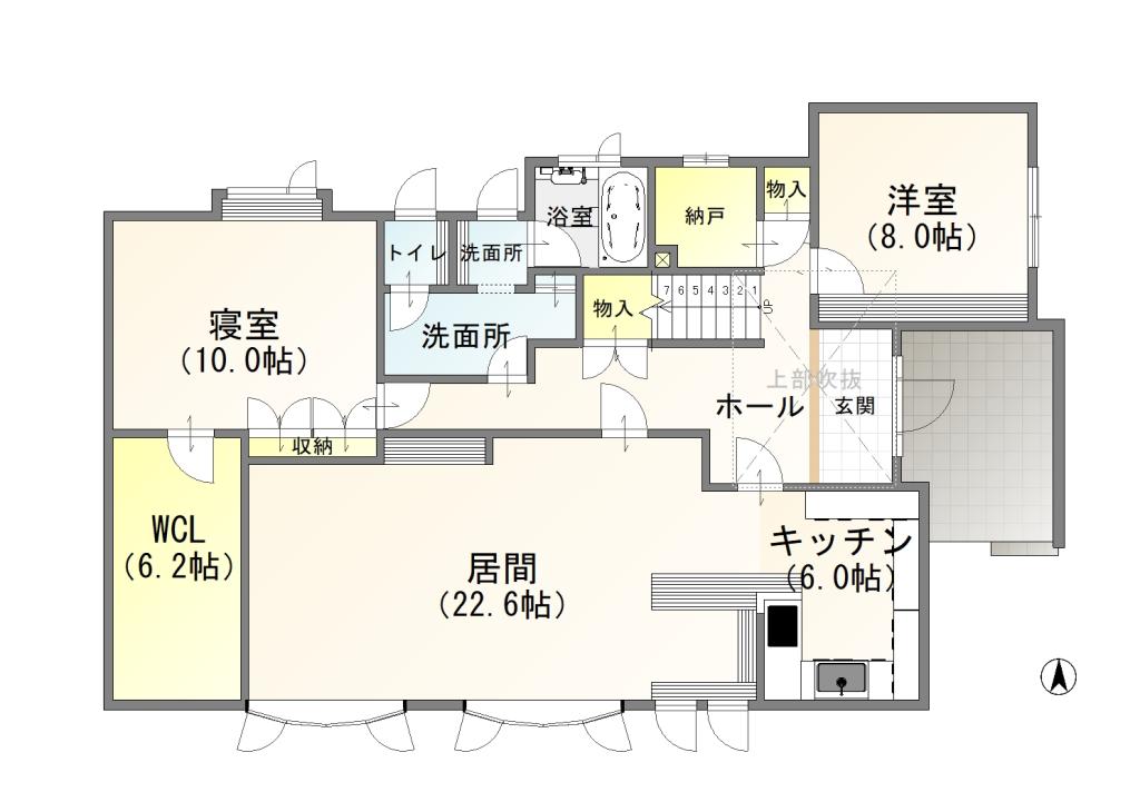 帯広市西20条南2丁目　戸建て 間取り