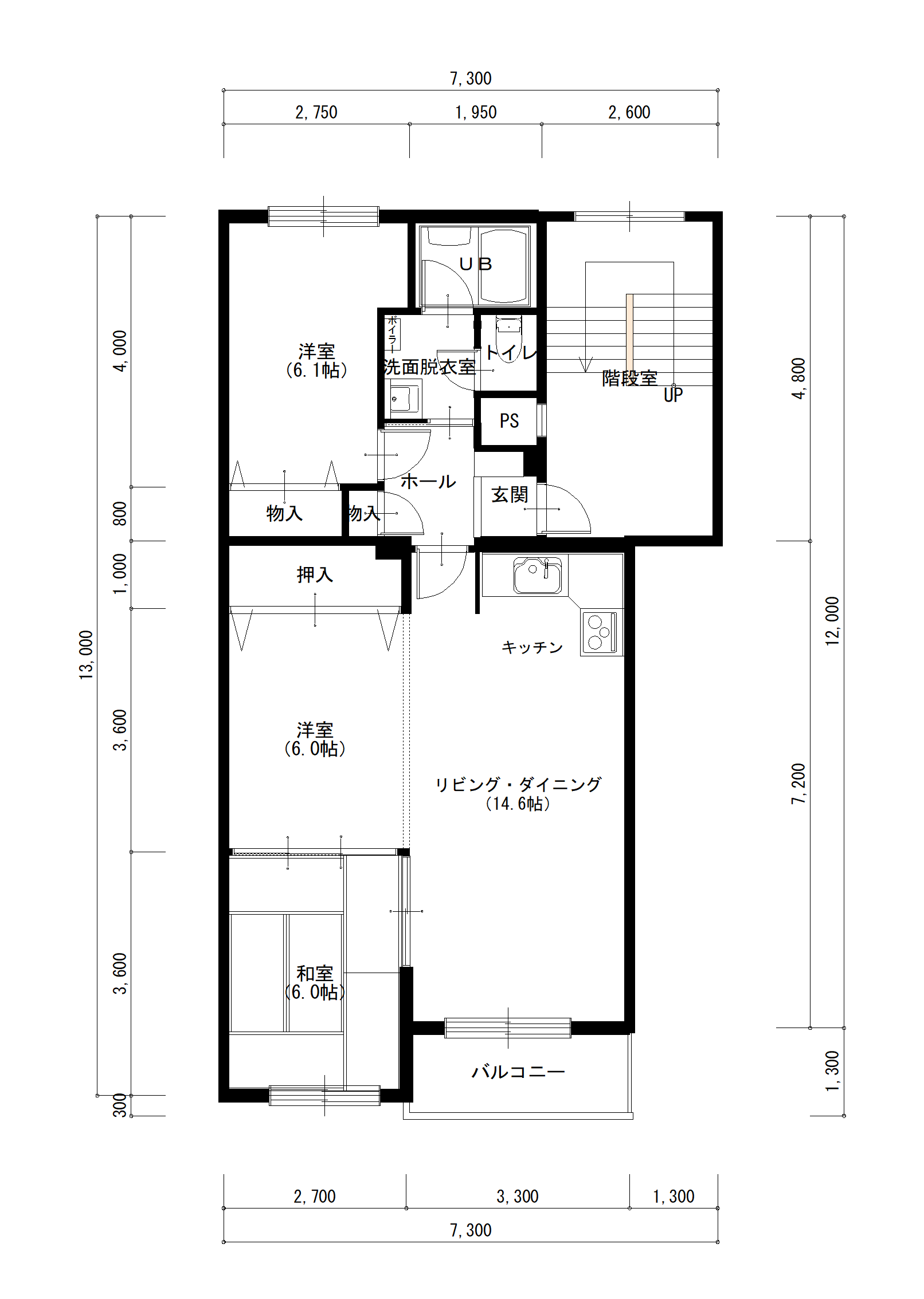 【分譲マンション】コーポ光南第一　108号室 間取り