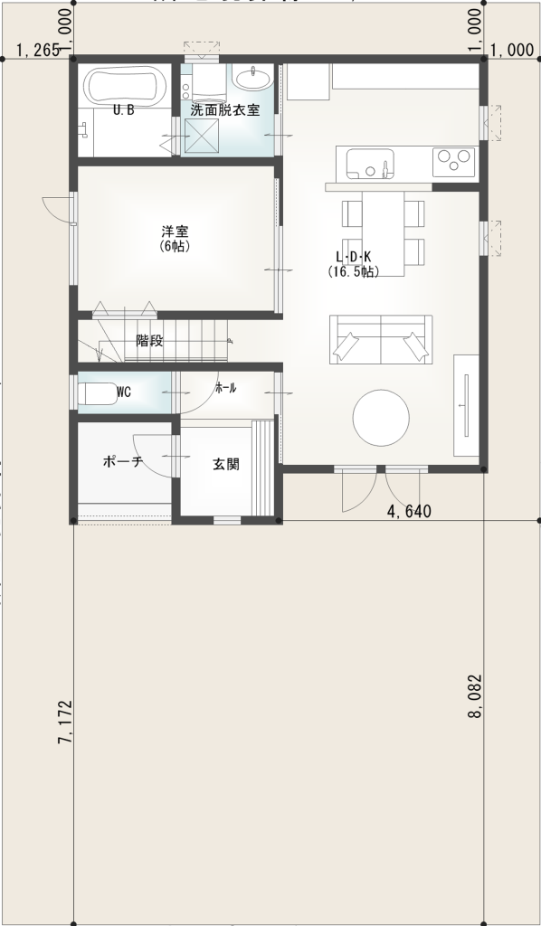 【予約受付中！】東6南19B棟　新築住宅 内観