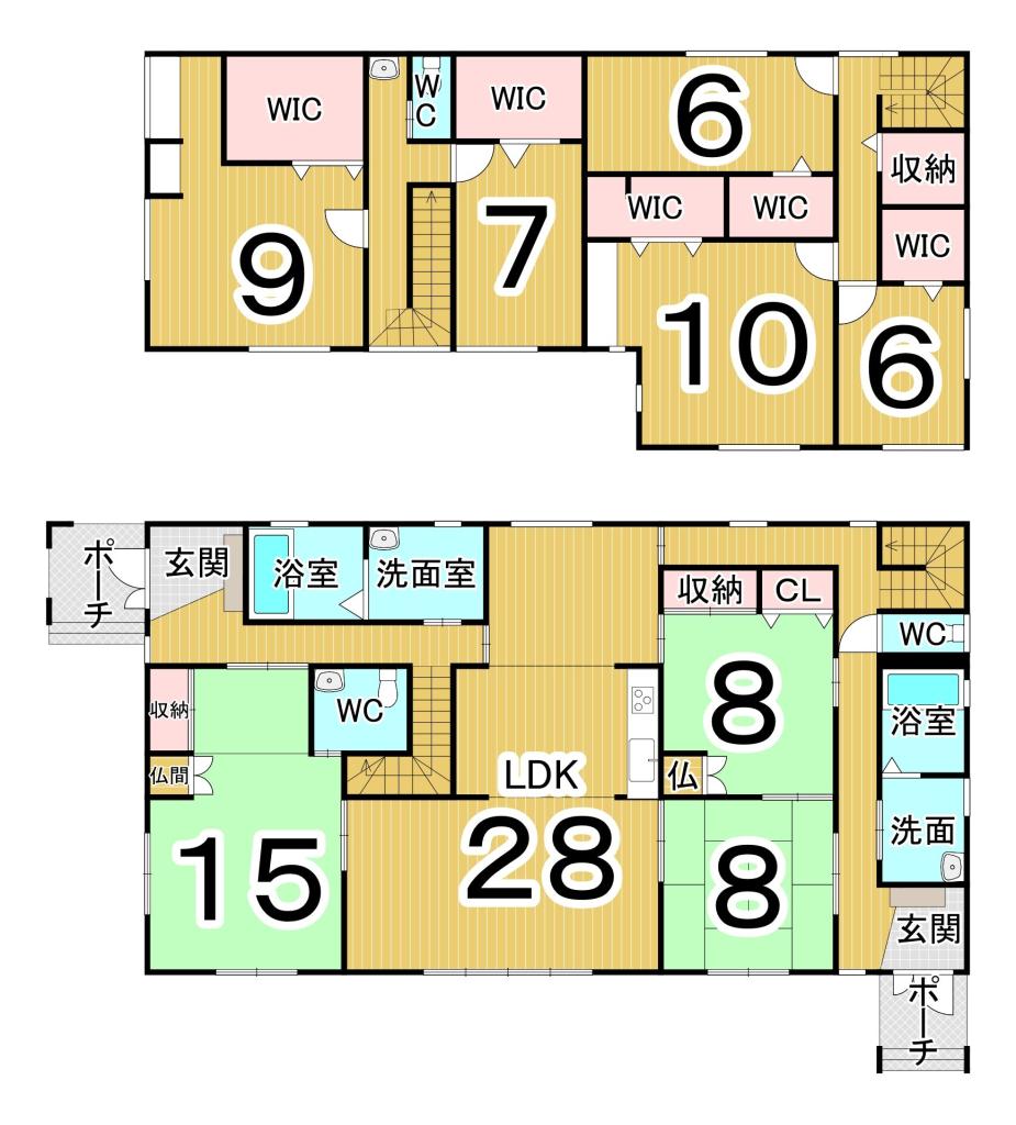 西１６条南４丁目　中古戸建 間取り
