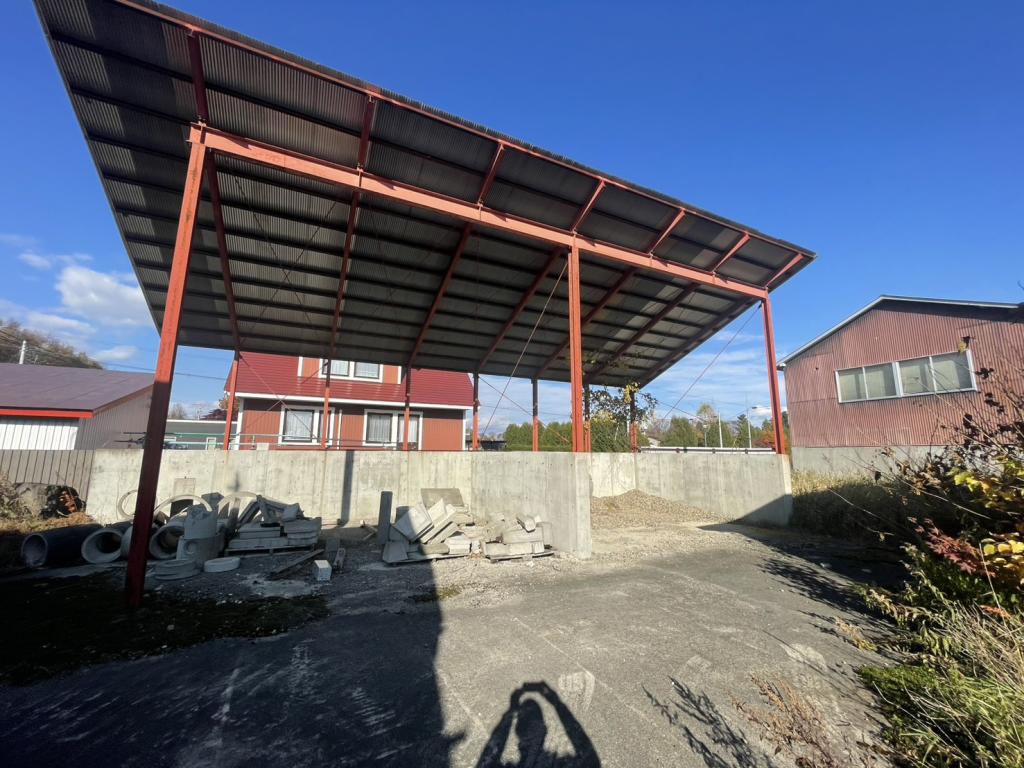 ♪三方向道路♪上士幌町東１＿石材跡地 内観