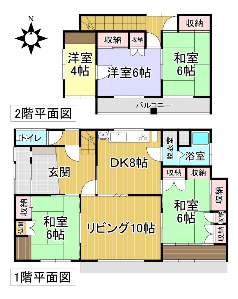 ♪敷地133坪、公園隣接♪幕別町旭町＿中古住宅 間取り