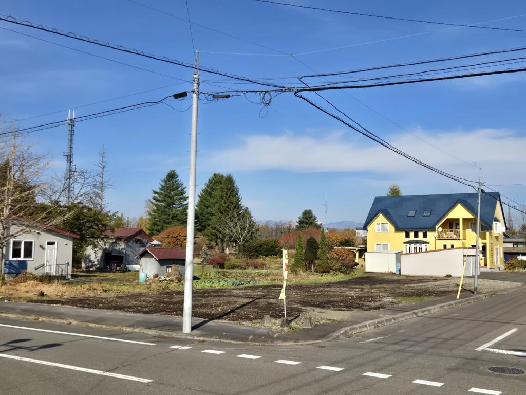 中士幌市街地 新築用地に絶好の南東角１５０坪 内観