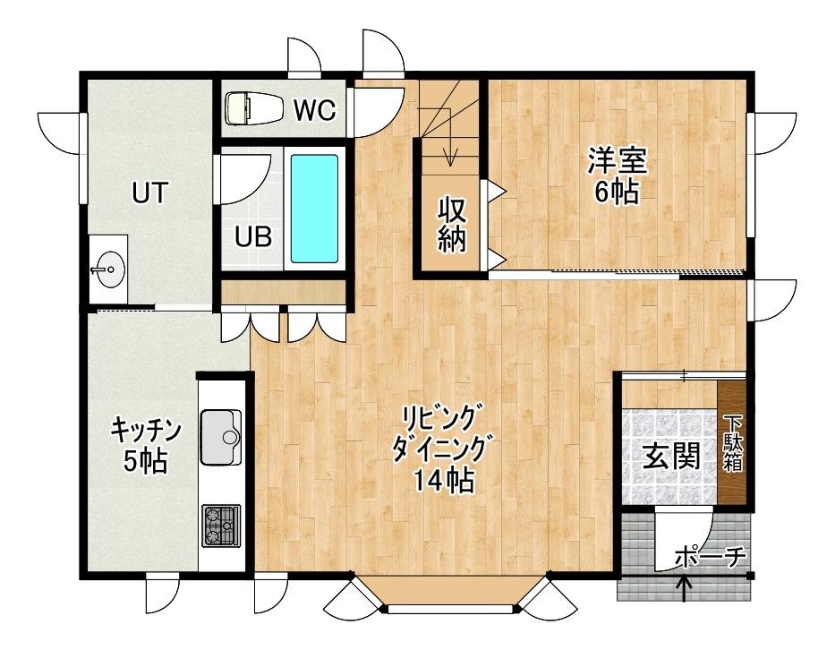 西２３条南４丁目 間取り