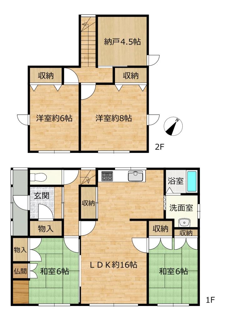 【閑静な住宅街】清水町南8条9丁目7-2 間取り