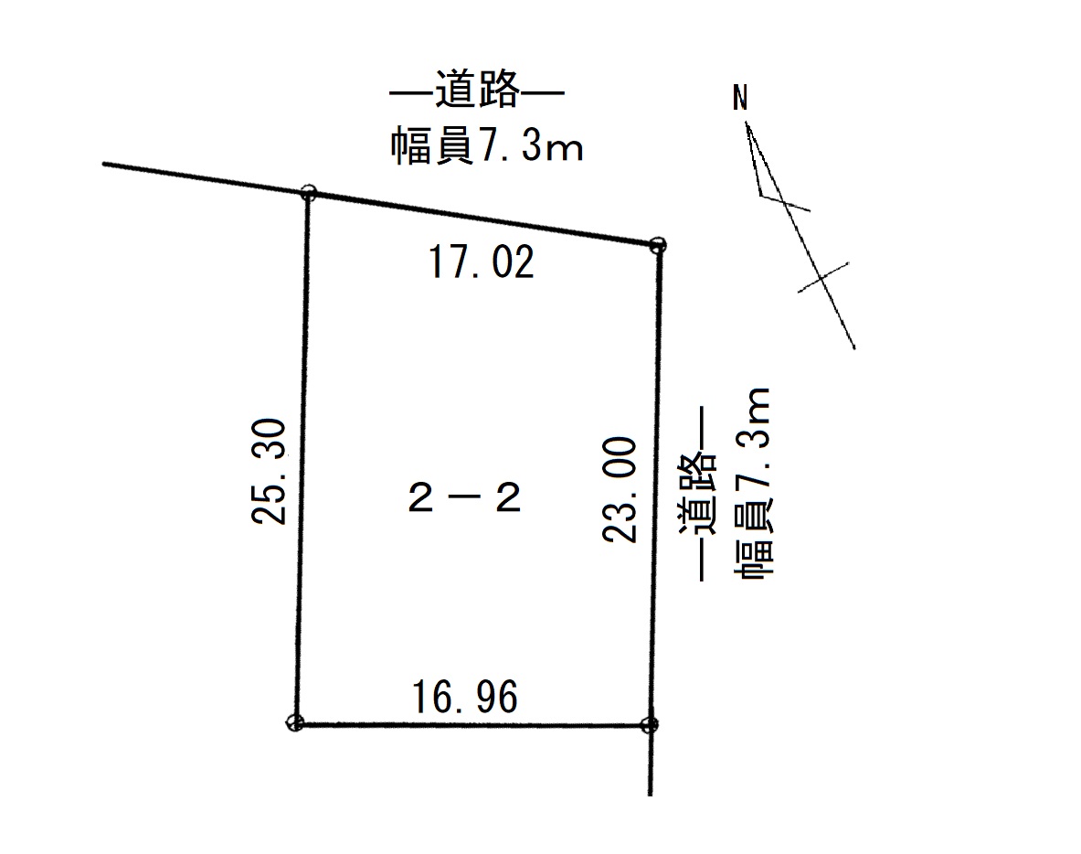 中札内村大通北３丁目　売土地 間取り