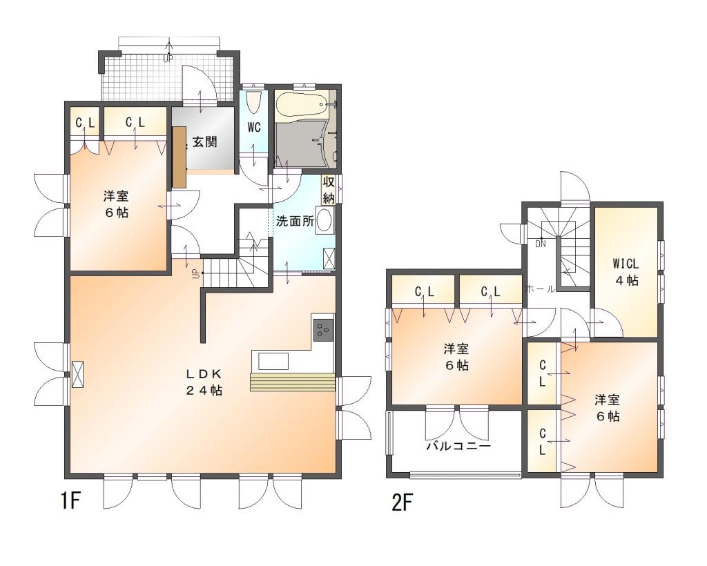 帯広市西１９条南５丁目　売家 間取り