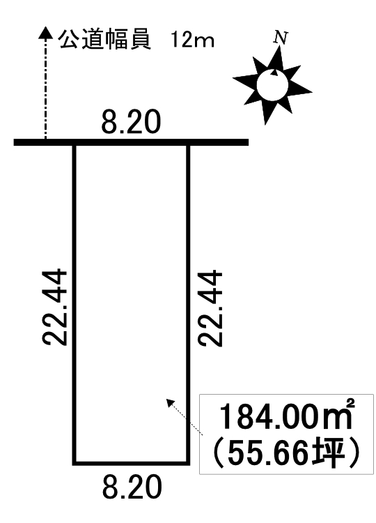 西１６南５＿土地 間取り
